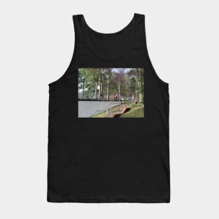 Cycle and stay fit during lockdown greeting card Tank Top